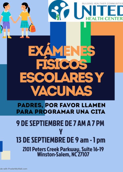 Examenes Fisicos Excolares Y Vacunas 2025 UHC